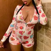 Women's Butt Flap Pajamas Onesie for Adults