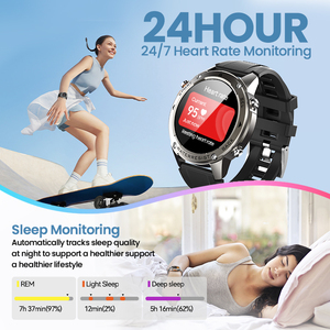 <strong>WATCH</strong> 18 Outdoor Military-Grade GPS 1.43" <strong>Touchscreen</strong> 500mAh Battery 100+ Workout Modes Diving Ready <strong>Smart</strong> <strong>Watch</strong> - Product Image 6