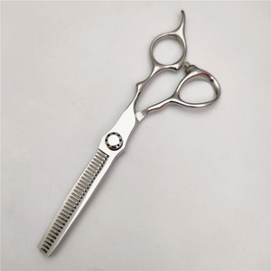 Ciseaux de coiffure professionnels Mo, 6,0 pouces, lame en acier inoxydable, manche long, pour barbiers et salons - Product Image 2