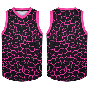Maillots de basket personnalisables de haute qualité, respirants, imprimés par transfert thermique, sans manches, grandes tailles, séchage rapide, unisexe, adultes - Product Image 1