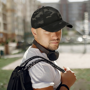 <span class=keywords><strong>หมวก</strong></span>แก๊ปผ้าฝ้ายลายพรางแบบปรับได้ด้วยเวลโคร สไตล์วินเทจ สำหรับกีฬากลางแจ้ง (OEM) - Product Image 5