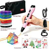 Kit Pena Cetak 3D 3DLNK dengan Layar LCD, Kontrol 3 Kecepatan Tanpa Tingkat, Mendukung Filamen PLA/ABS untuk Kerajinan Anak, Pembuatan Model, OEM/ODM
