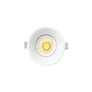 12 W rotation aluminum embed dimmable LED downlight home casa indoor CCT switchable tilt head recessed ceiling down light