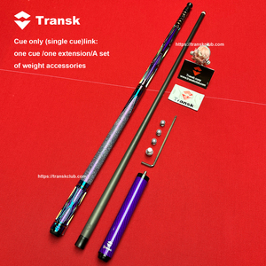 Queue de billard en fibre de carbone, 1/2, avec joint en acier inoxydable, faible déviation, personnalisable pour le billard - Product Image 2