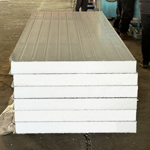 Guangqia Dễ dàng cài đặt cách nhiệt panneau bánh <span class=keywords><strong>sandwich</strong></span> EPS bên ngoài bọt tấm Tường tấm lợp tấm - Product Image 3