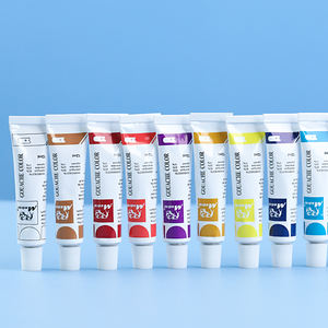 Ensemble de pigments <span class=keywords><strong>gouache</strong></span> Madisi Art non toxiques, 24 couleurs, 12 ml, pour enfants - Product Image 4