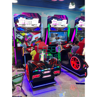 Jeu d'arcade populaire Polar Speed 2 avec volant vibrant, machine de récompense à monnayeur pour parc d'attractions