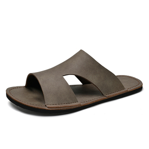 Sandalias Casuales de Verano para Hombre, Talla Grande, Parte Superior de PVC, Suela de EVA, Estilo Retro para Playa, Pantuflas - Product Image 2