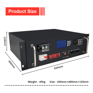 Smart BMS LiFePO4 10kwh 48V 100Ah 200Ah Paket Baterai Lithium Ion Tenaga Surya yang Dipasang di Rak <span class=keywords><strong>Server</strong></span> untuk Sistem Tenaga Surya - Product Image 5