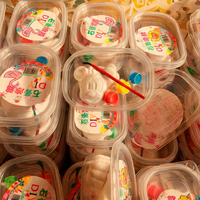 Vente en gros de poupées en plâtre de petite taille à colorier pour enfants, jouets créatifs et cadeaux