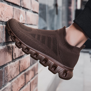 Nouvelles Chaussures de Sport Décontractées Respirantes en Maille Amortissante à Lacets pour la Marche et la Course Printemps Femme Homme - Product Image 2