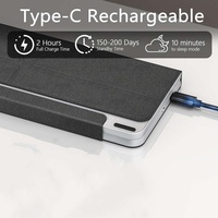 Clavier pliable JOMAA BT, clavier sans fil pliable avec pavé tactile, clavier portable rechargeable pour téléphone, tablette, ordinateurs portables