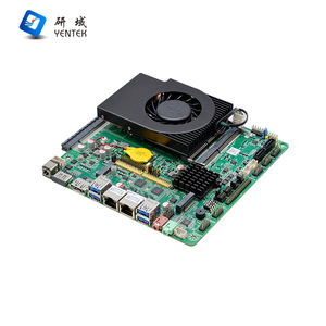 เมนบอร์ดควบคุมอุตสาหกรรม YENTEK Mini ITX 170x170 มม. รองรับเครือข่ายคู่ 6 SATA DDR4 Dual Channel PCIE - Product Image 2