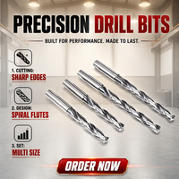 Forets à trous profonds en acier inoxydable haute performance pour le perçage de l'acier 10XD 20XD 30XD extra-longs pour machines-outils CNC