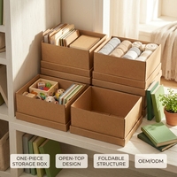 Boîtes d'emballage personnalisables en carton ondulé kraft en matériaux recyclés, vente en gros d'usine, gaufrage, papier fiable pour supermarchés