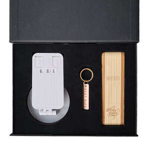 Meilleur cadeau boîte-cadeau de support de téléphone portable stylo en bois respectueux de l'environnement - Product Image 3