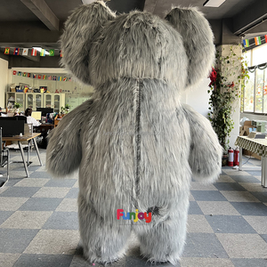 Costume da Mascotte Gonfiabile Natalizio Personalizzato a Forma di Koala in Peluche per Adulti Unisex - Product Image 3