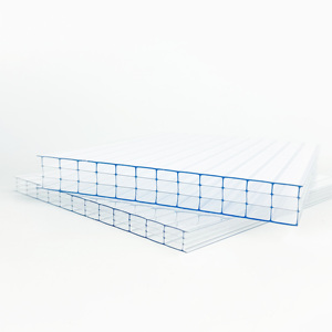 Panneaux alvéolaires robustes <span class=keywords><strong>de</strong></span> qualité industrielle, écologiques et modernes, pour les puits <span class=keywords><strong>de</strong></span> lumière et les revêtements <span class=keywords><strong>de</strong></span> toiture des usines - Product Image 3