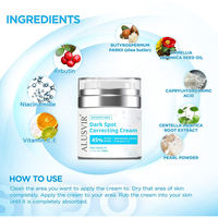 Marque distributeur Crème détachante pour enlever les taches brunes Blanchiment fort Visage Crème correctrice pour enlever les taches de rousseur