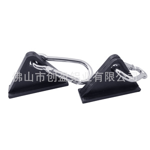 Chuangying Nylon Snap Hook Black Plastic Industrial Hook For Home Improvement Hardware Standard Size Level 4.8 - Product Image 1