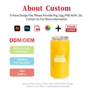 Wholesale Transparent Plastic <b>Cans</b> With Aluminum Lids Custom Logo PET Cups <b>Coffee</b> Milk Fruit Juice Plastic <b>Cans</b> Beverage Bottle - Product Image 2