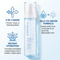 Logo personnalisé, marque privée, crème hydratante profonde pour le visage, acide hyaluronique, eau hydratante, brume de gelée marine pour le visage