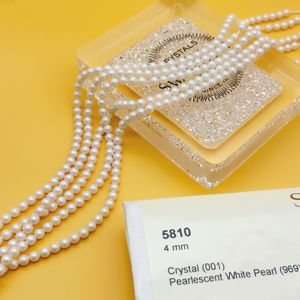 Perles brillantes en cristal <span class=keywords><strong>Swarovski</strong></span> 5810 incrustées de perles simulées pour bracelets personnalisés, épingles de revers et tenues de mariage - Product Image 3
