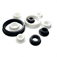 EN STOCK |   Anneau d'étanchéité en caoutchouc personnalisé en usine, passe-câble en silicone résistant à la chaleur, protection de câble en spirale, anneaux de protection en caoutchouc