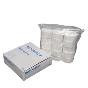 Venta al por mayor de fábrica: Rollo de algodón dental absorbente original de 20*20mm, 450g/bolsa PE, tapones nasales dentales. - Product Image 4