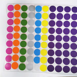 20mm 54pcs/tờ Dot Stickers Cổ Phiếu bằng văn bản trống niêm phong nhãn dấu hiệu đề can Cổ Phiếu cho văn phòng, mẫu giáo, lớp học, hộp nhận xét - Product Image 3