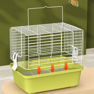 Cages pour animaux de compagnie en fil de fer métallique à motif solide <span class=keywords><strong>Cage</strong></span> à oiseaux pour perroquets et perruches avec plateau en plastique Palette - Product Image 3