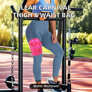 Custom Logo carnevalesco borsa da donna impermeabile con chiusura a cerniera in PVC <span class=keywords><strong>marsupio</strong></span> con motivo a scatola borsa per il petto per telefono - Product Image 2