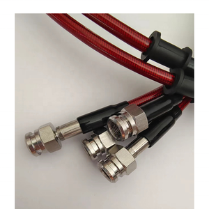 Tuyau <span class=keywords><strong>de</strong></span> <span class=keywords><strong>frein</strong></span> en acier inoxydable tressé PTFE argenté AN3 3AN pour moto ATV 3.2x7.5 avec raccord <span class=keywords><strong>banjo</strong></span> - Product Image 2