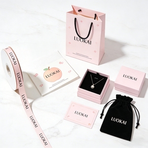 Custom Jewellery Packaging <b>Box</b> and Bag | One-Stop Customization Service for Jewelry Brand For <b>Paper</b> bags jewelry cards - Product Image 1