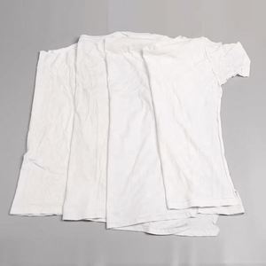 Traperos Industrial <strong>Used</strong> T <strong>Shirt</strong> Scraps 10LB 50LB Oil and Grease Absrobency Premium <strong>White</strong> T-<strong>shirt</strong> Rags - 10 lb Box - Product Image 5