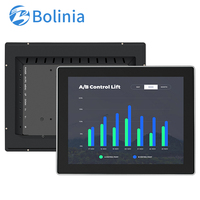Monitor LCD Industrial de 12 pulgadas, 1024*768, VGA, AV, BNC, pantalla no táctil, marco de aluminio montado en la pared, OEM, ODM para uso en escritorio