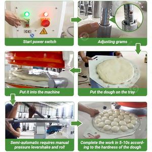 Stress Free Maker <b>Biscuit</b> Baller Pizza Tray Semi-Automatic Dough Divide <b>Machine</b> and Rounder Ball 20-600g - Product Image 5