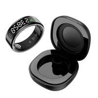 Anillo Inteligente SQ R11C con Pantalla, Bluetooth, Control de Video por Gestos, Frecuencia Cardíaca, Oxígeno en Sangre y Monitoreo Deportivo