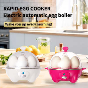 Hervidor de huevos de plástico automático de alta calidad, hervidor de huevos doméstico pequeño rápido - Product Image 3