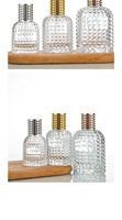 Flacons de parfum en verre de luxe 30ml 50ml 100ml, flacon vaporisateur de parfum parfumé à l'ananas, flacon de parfum en verre vide rechargeable