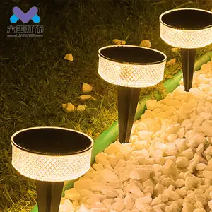 新设计发光二极管火焰户外球圆柱侏儒蘑菇Cob街供电景观太阳能庭院灯