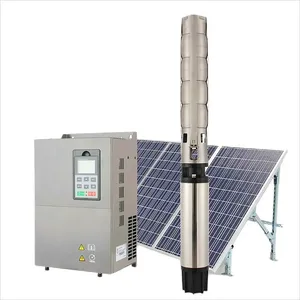 Hydroponic Equipment Solar Automatic Drip Irrigation Watering Irrigation Solar Pump Deep Well Agriculture DC Water Pump