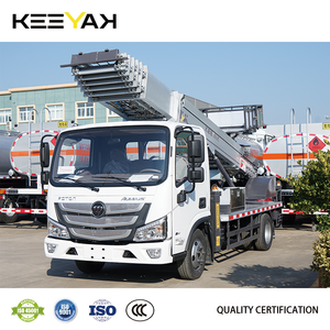 Camion aérien FOTON 4x2 200KG Euro <span class=keywords><strong>2</strong></span> à Euro 6 camion à godet élévateur camion de travail à haute altitude monté sur plate-forme de travail aérien personnalisée - Product Image 3