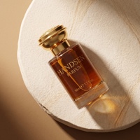 Flacon de parfum cylindrique classique en verre vide 30ml 50ml 100ml avec bouchon gravé or vintage et options de taille personnalisées