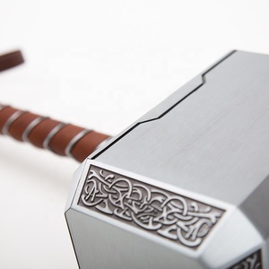 Marteau de <span class=keywords><strong>Thor</strong></span> <span class=keywords><strong>Marvel</strong></span> 44,5 cm 4 kg, accessoire de cosplay unisexe, pour décoration, collection, jouet pour les fans de Comic Con - Product Image 6