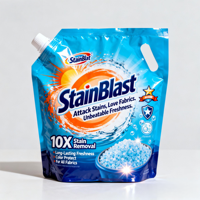 Emballage de détergent à lessive de haute qualité avec bec verseur, sachet avec bec verseur, sachet liquide Doypack