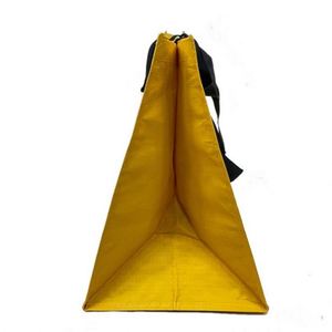 24 sacs fourre-tout pliables réutilisables en PP tissé, personnalisables avec logo, robustes, imprimés, portables, grands sacs de courses pliables - Product Image 2