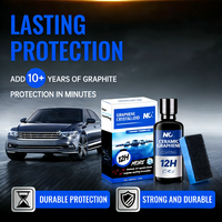 Recubrimiento Cerámico de Grafeno 12H, Protección Nano Hidrofóbica para Pintura de Automóviles, Recubrimiento Líquido Nano Antiarañazos con Brillo, Detallado de Automóviles