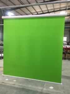 Rétractable 3M * 2M Manuel Pull-Down <span class=keywords><strong>Chroma</strong></span> <span class=keywords><strong>Key</strong></span> Vert Toile de Fond Écran Pliable Mural Studio - Product Image 6