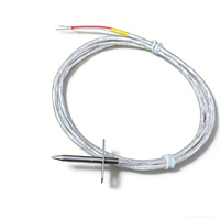 Sensor de Temperatura Industrial de Platino PT100 Tipo Aguja de Alta Precisión, Sonda de Acero Inoxidable, Protección IP66